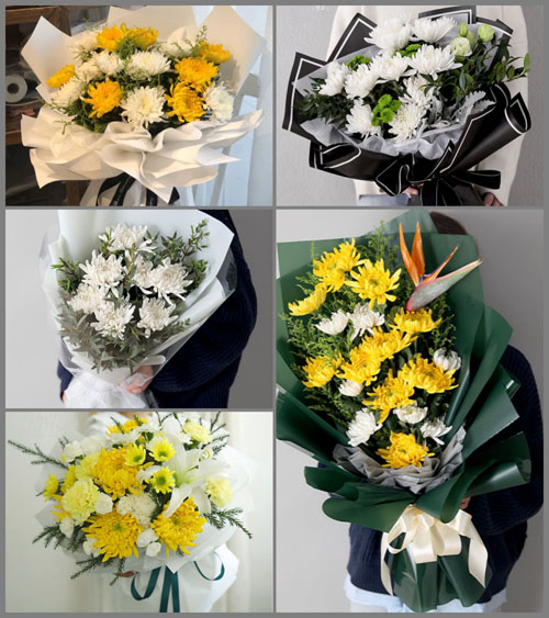 陕西咸阳市长武县昭仁街道沟泉村白事花束代送